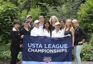 The 3.5 women's 18 and over team from PRO Sports Club.