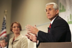 Republican U.S. Rep. Dave Reichert and his Democratic opponent for the 8th Congressional District seat