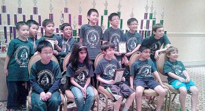 Members of the Spritridge chess teams.