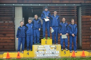 The Interlake Saints Cross Country team captured first place