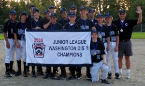 The Bellevue East Juniors captured the district 9 championship last weekend. The team is