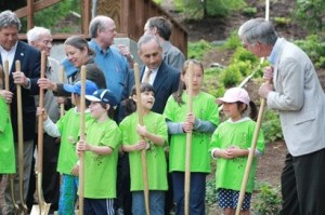 CEO of Master Builders Association Sam Anderson (far left)