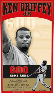 Ken Griffey Jr. memorial label