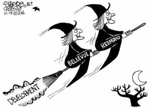 No wonder why all that planned development in the Overlake area is scary.