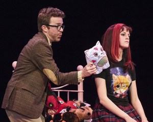 Eric Ankrim plays Edmund and Katie Griffith plays Sweetie in 'The Tutor