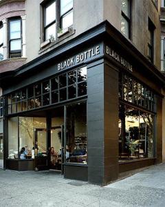 Black Bottle's original location in Seattle. Black Bottle Postern