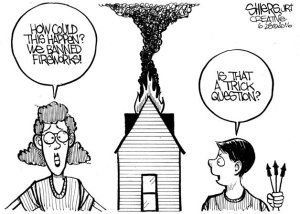 A trick Fourth of July question | Cartoon