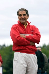 Former Newport baseball coach Bob Albo is honored following the Knights game against Issaquah last Friday.
