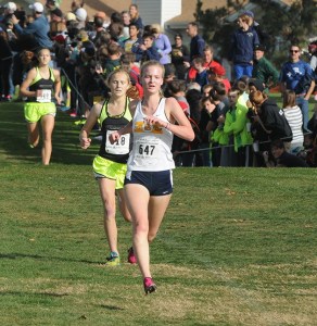 The Bellevue Wolverines girls Cross Country squad nabbed a fifth place finish