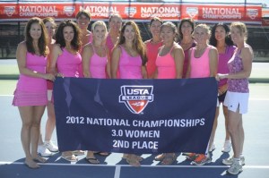 The 3.0 women's tennis team from Bellevue.