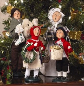 Byers' Choice Carolers from Masins Fine Furnishings.