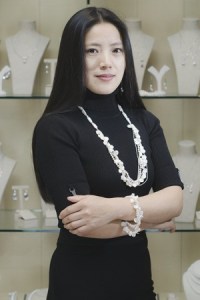 Holly Zhang at her Bellevue shop in The Bravern on Thursday