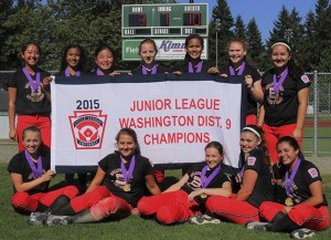 The Bellevue Lightning All-Stars softball team