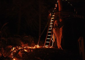 The entrance to the SpookFest Zip Scare.