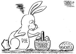 Energize Eastside Easter egg for Newcastle | Cartoon