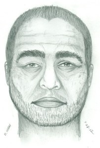 The attacker as a Hispanic male in his late 30s to early 40s