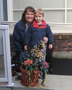 Grand prize raffle winners of this year's Garden D'Lights