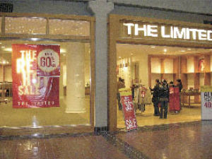 Choices were limited as The Limited closed down at Bellevue Square.