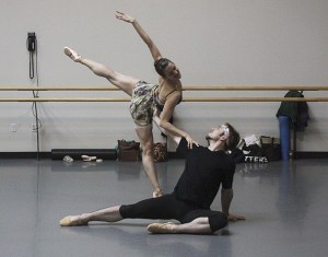 Dancers rehearse part of Act 1 at the Francia Russell Center in Bellevue on Nov. 20.