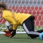 A pillar between the posts