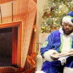 Seahawks Michael Bennett visits Bellevue as Santa | Photos