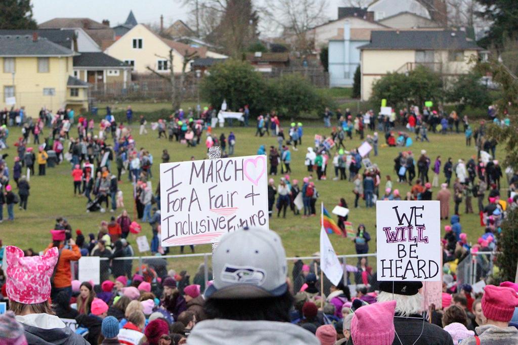 PHOTOS | Eastside residents vow not to be silenced at Women’s March