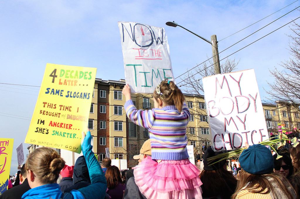 PHOTOS | Eastside residents vow not to be silenced at Women’s March