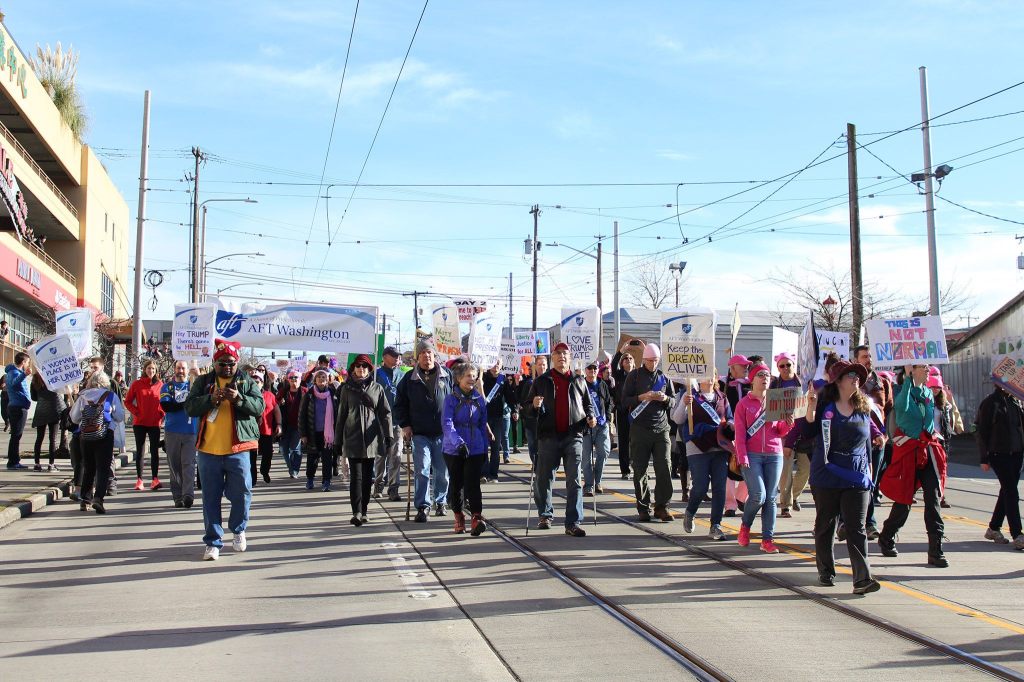 PHOTOS | Eastside residents vow not to be silenced at Women’s March