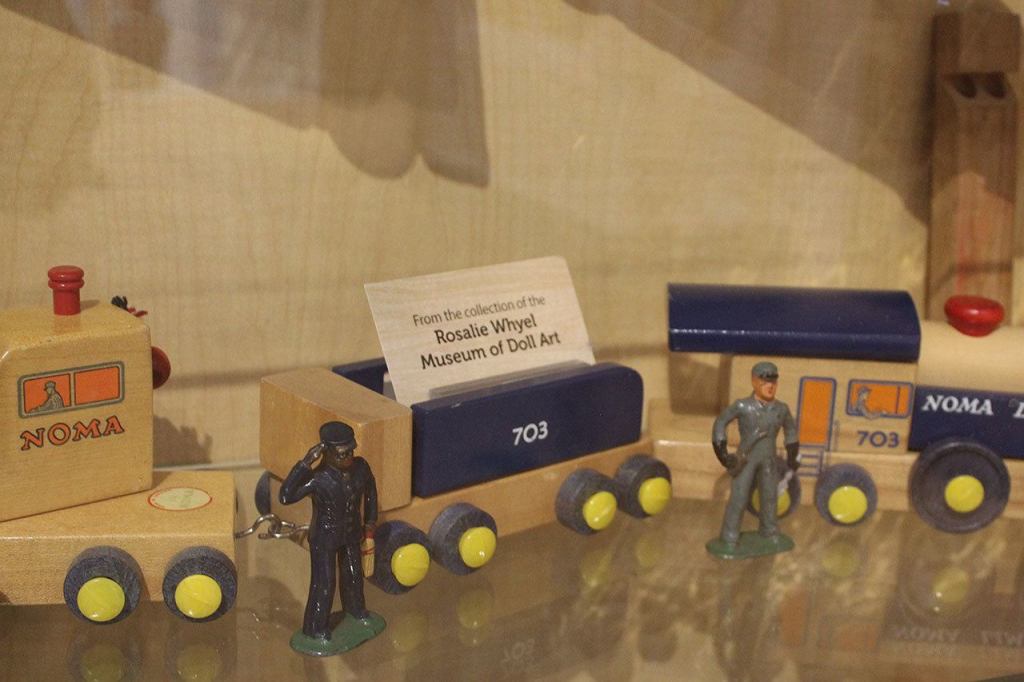 The new KidsQuest Museum is housed in the former Rosalie Whyel Museum of Doll Art. Examples of the old museum&rsquo;s exhibits are on display at KidsQuest (Allison DeAngelis/staff photo).