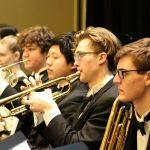 Newport High School senior Zoey Richards said the orchestra requested composer Tim Huling add more elements for the percussion, wind and brass sections (Allison DeAngelis/staff photo).