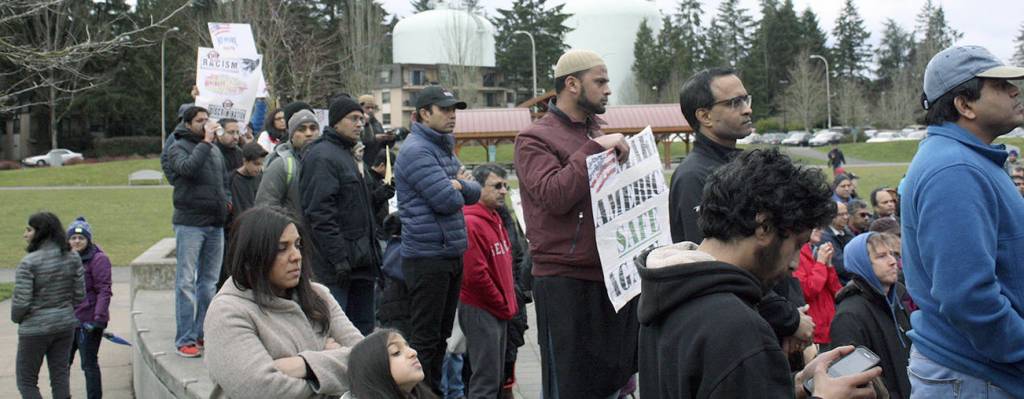 South Asians lead resistance to hate crimes in Crossroads Park during vigil