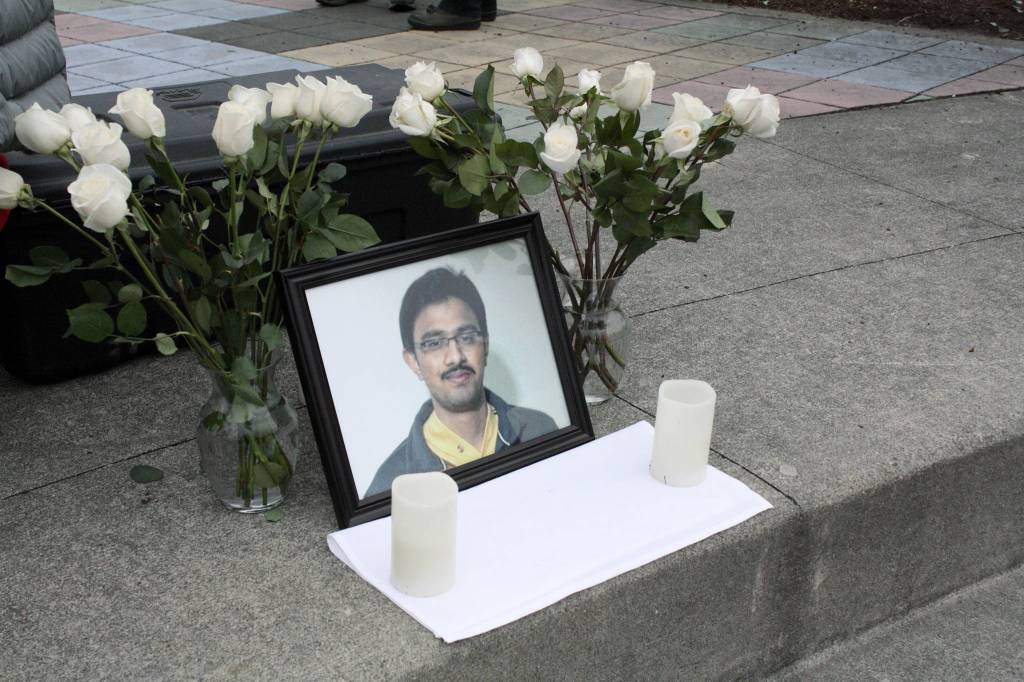 South Asians lead resistance to hate crimes in Crossroads Park during vigil