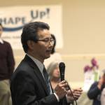 Assistant U.S. Attorney Bruce Miyake speaks about the nature and definition of hate crimes.                                Ryan Murray/staff photo