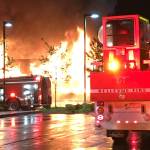 Three alarm fire destroys multiple businesses near NE 20th Street