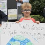 Bellevue parents protest school board vote for questionable playfield infill