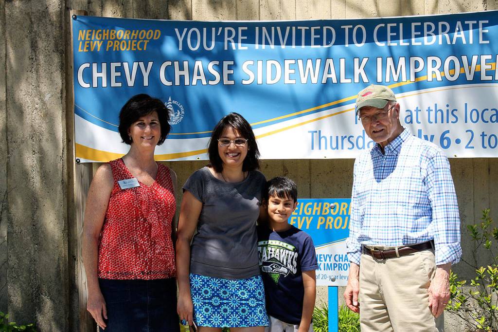 Chevy Chase residents celebrate completion of first levy-funded project in Bellevue