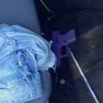 Police seized a purple handgun in their investigation on Wednesday. Photo courtesy of Bellevue Police Department