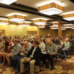 Cows lodge at Bellevue Hyatt for National Holstein Convention
