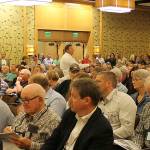 Cows lodge at Bellevue Hyatt for National Holstein Convention