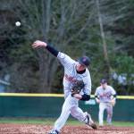 Photo courtesy of Yuchi Zhang                                Elijah Hill unleashes a pitch during the 2017 season with the Bellevue College Bulldogs collegiate baseball team. Hill, who played the past two seasons for the Bulldogs, will play baseball for Creighton University in 2018.