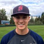 Shaun Scott/staff photo                                Bonney Lake 2014 graduate Kash Koltermann went 8-1 as a starting pitcher with the Bellevue College Bulldogs baseball program during the 2017 season.
