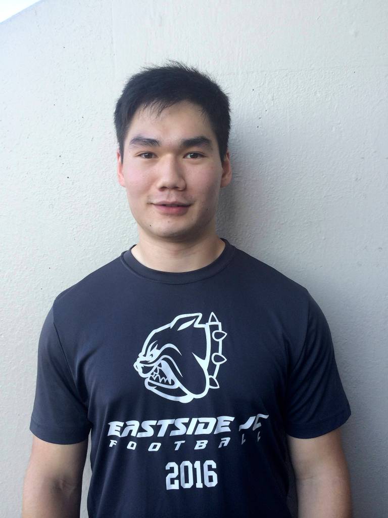 Shaun Scott, staff photo                                Mercer Island Islanders 2015 graduate Ben Cohen is looking forward to getting back on the gridiron in 2017 with the Eastside Bulldogs football team.