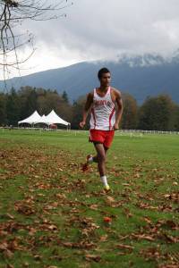 Mount Si runner Devin Sharps races at Mountain Meadows Farm in a 2013 home meet for the team.                                (File Photo)