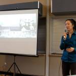 Spring Cheng, co-founder of Resonance Path Institute, shares her story at Bellevue&rsquo;s Cultural Conversations on Tuesday. Raechel Dawson/staff photo