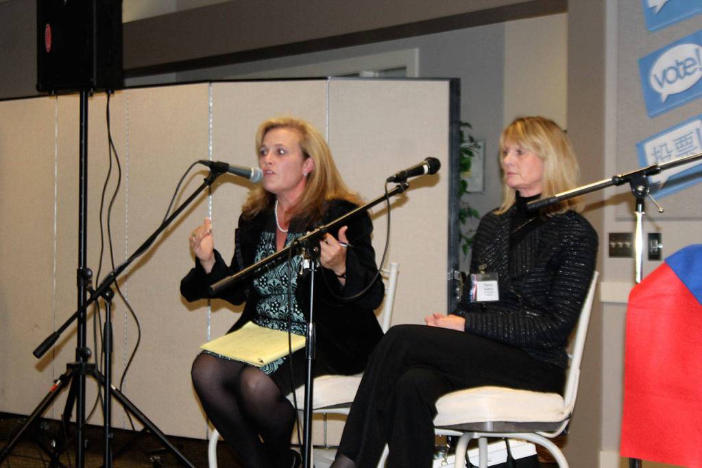 Eastside senatorial candidates sound off on fully funding education