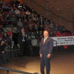 Gov. Jay Inslee spoke at a Climate Town Hall at Bellevue College on Thursday. Raechel Dawson/staff photo