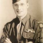 1st Sgt. Robert F. Jones during his time as a WWII Army Paratrooper. Jones died at age 95 in 2016. Photo courtesy of American Legion Post 239