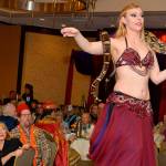 A belly dancer performs for nearly 700 Áegis Living seniors, family members and care staff on Nov. 1 at the Bellevue Hilton. Photo courtesy of Meeghan Black/Áegis Living