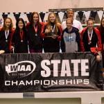 Photo courtesy of Kim Weber                                The Sammamish Totems girls swim team attained a fourth place finish at the Class 2A state swim and dive championships on Nov. 11 at the King County Aquatic Center in Federal Way. The Totems compiled a total of 158 team points. Members of the varsity roster consisted of Anna Troje, Sierra Rosenow, Kona Kao, Kayla Chenier, Tesslyn Matthes, Lilje Stratton, Jillian Weber, Kylie Beagles, Katie Walz, Isabella Voight, Jamie Chin, Jalynn Youngs and Erin Whipple. Sammamish was coached by Paul Craig, Alejandra Fuentes, Justin Fleming and Oey Chang.