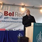 U.S. Rep. Adam Smith at the BelRed transportation celebration Friday morning. Smith was a champion of helping the city of Bellevue secure the federal TIFIA loan to support the transportation projects in the BelRed neighborhood. Raechel Dawson/staff photo
